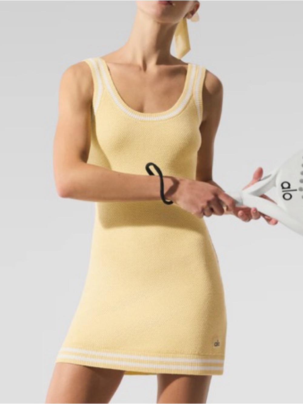 Alo tennis club sweater knit dress